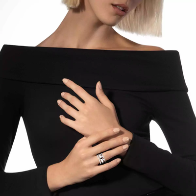 Move Romane GM Bague Diamant Or Blanc