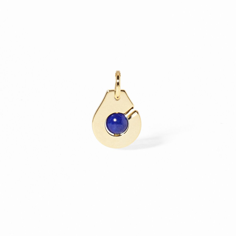Menottes Dinh Van Lapis Lazuli Small Pendant