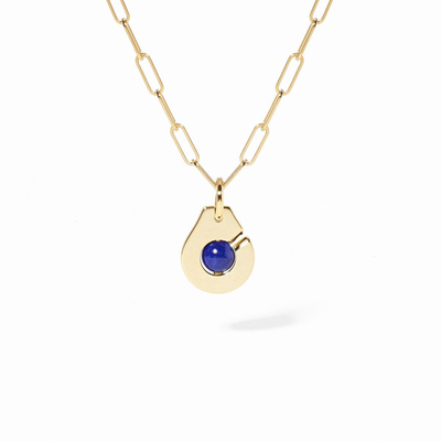 Menottes Dinh Van Lapis Lazuli Small Pendant