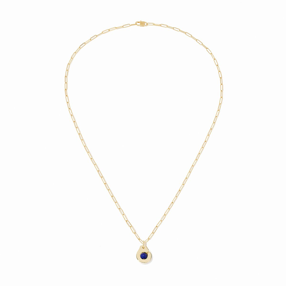 Menottes Dinh Van Lapis Lazuli Small Pendant
