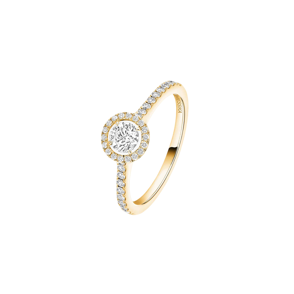 Joy 0,25ct Bague Diamant Or Jaune