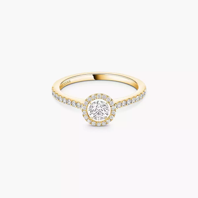 Joy 0,25ct Bague Diamant Or Jaune