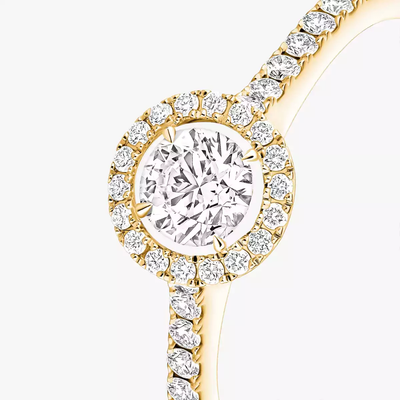 Joy 0,25ct Bague Diamant Or Jaune