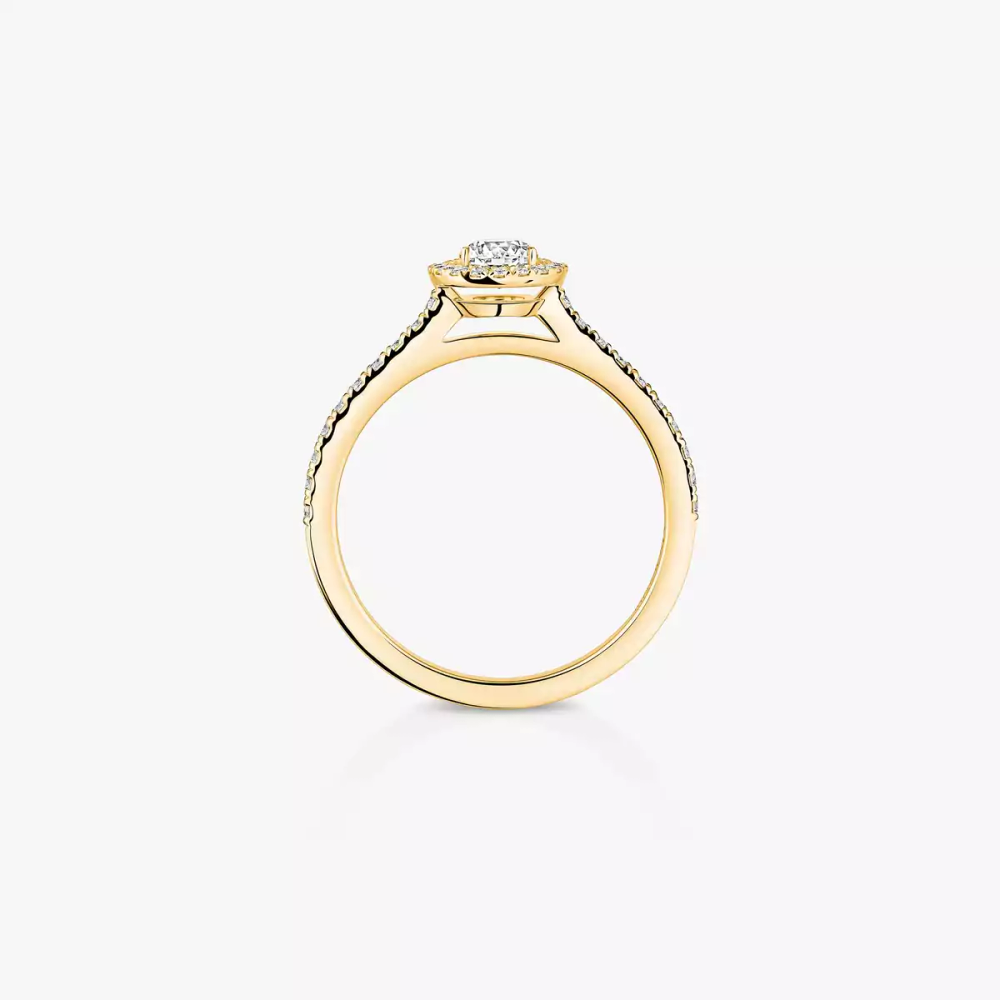 Joy 0,25ct Bague Diamant Or Jaune