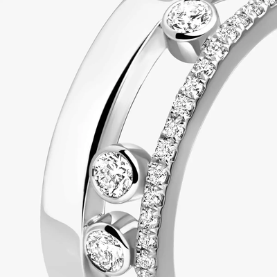 Move Romane Bague Diamant Or Blanc