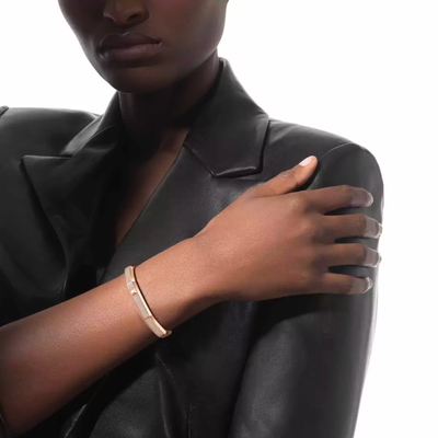 Bracelet pavé Moderniste MM Bracelet Diamant Or Rose
