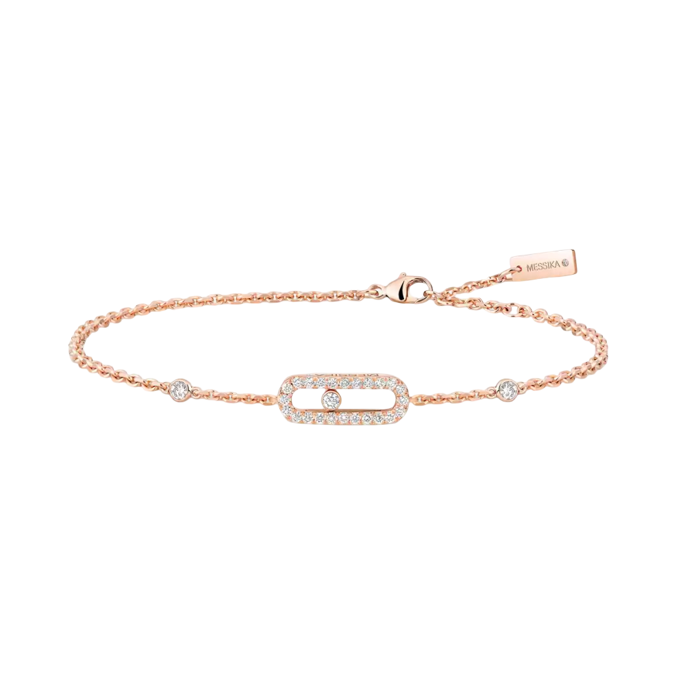 Move Uno Pavé Bracelet Diamant Or Rose