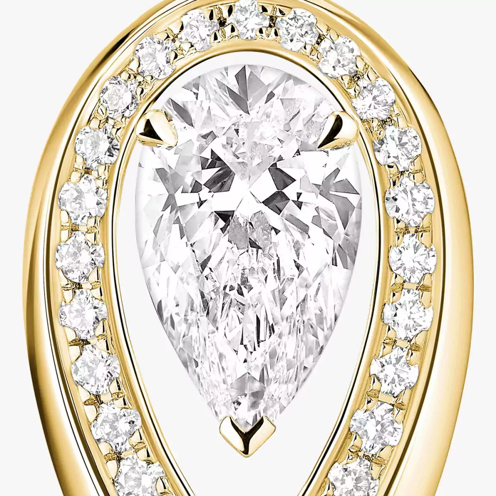 Boucles d'oreilles Fiery 0,40ct Boucles d'oreilles Diamant Or Jaune