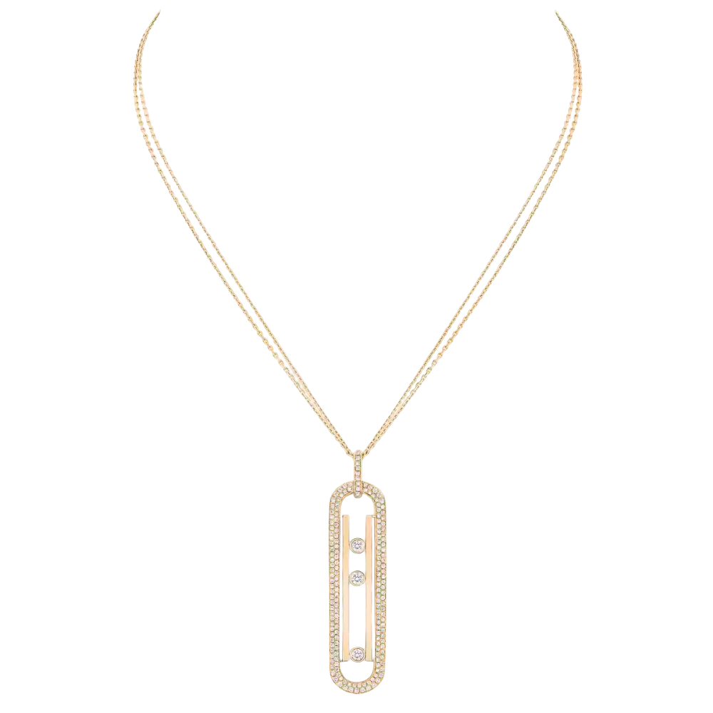 Sautoir Move 10th Anniversary Collier Diamant Or Jaune