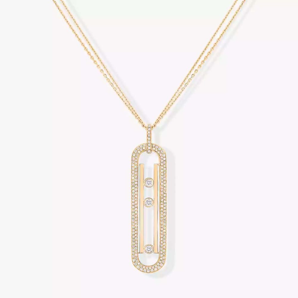 Sautoir Move 10th Anniversary Collier Diamant Or Jaune