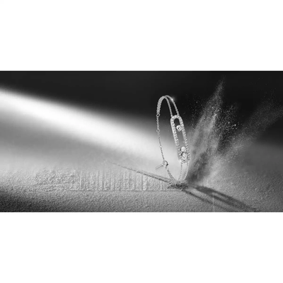 Move Classique Pavé Bracelet Diamant Or Jaune