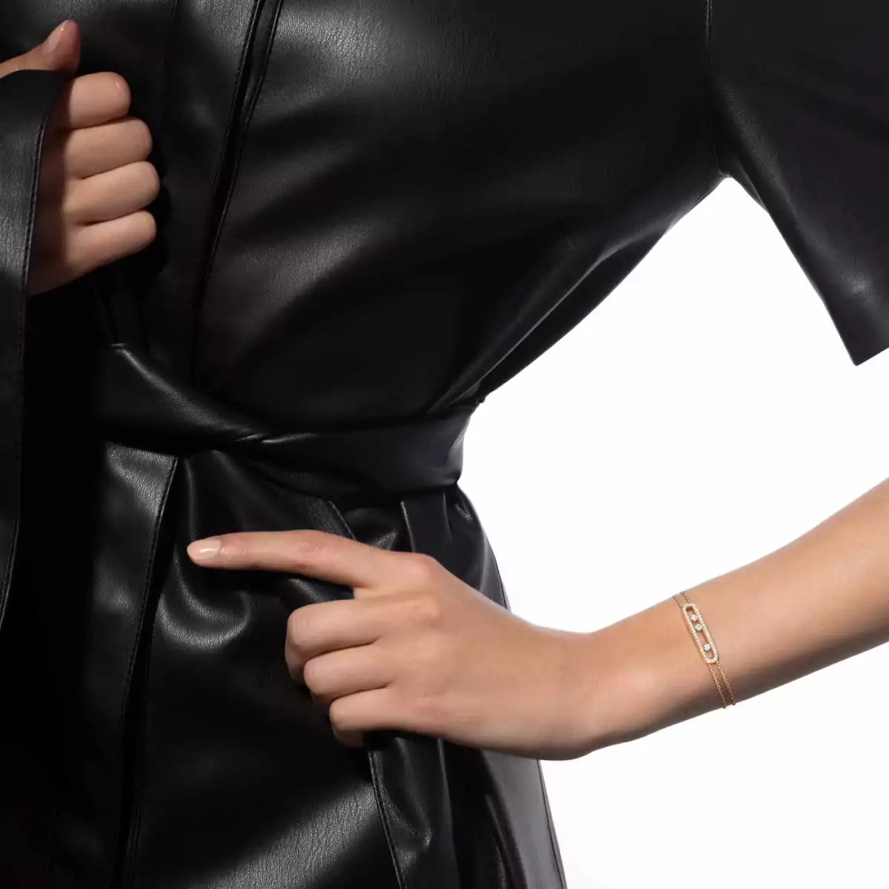 Bracelet pavé Move Classique Bracelet Diamant Or Jaune