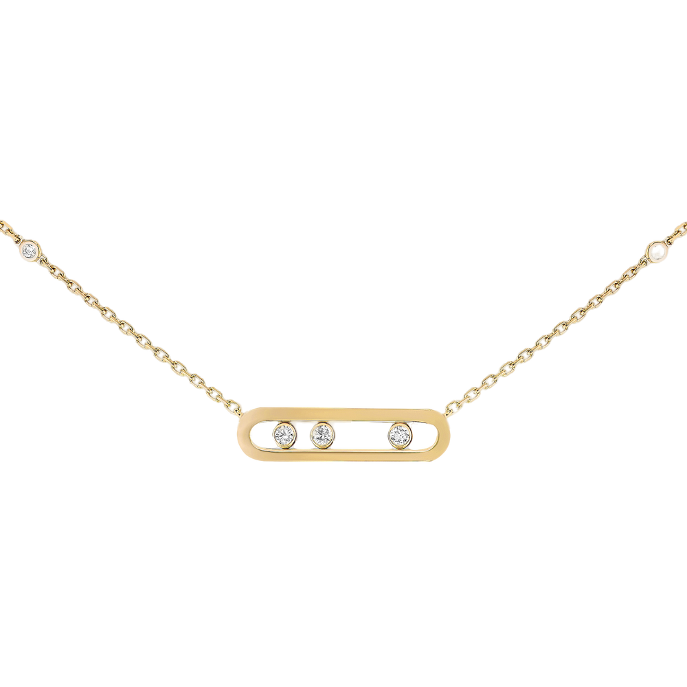 Baby Move Collier Diamant Or Jaune