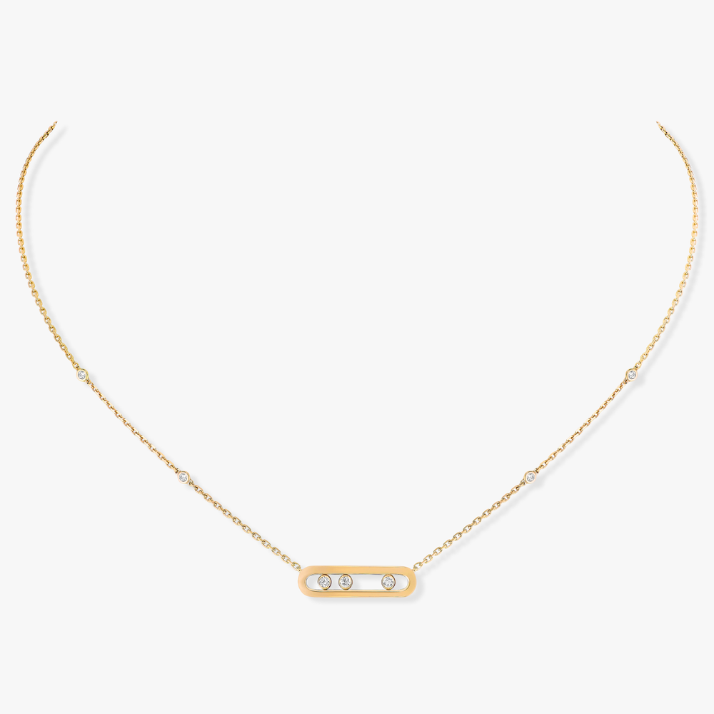 Baby Move Collier Diamant Or Jaune