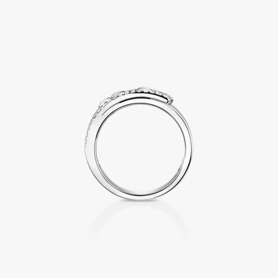 Move Noa Pavée Bague Diamant Or Blanc