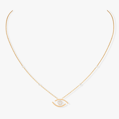 Lucky Eye Yellow Gold Diamond Necklace