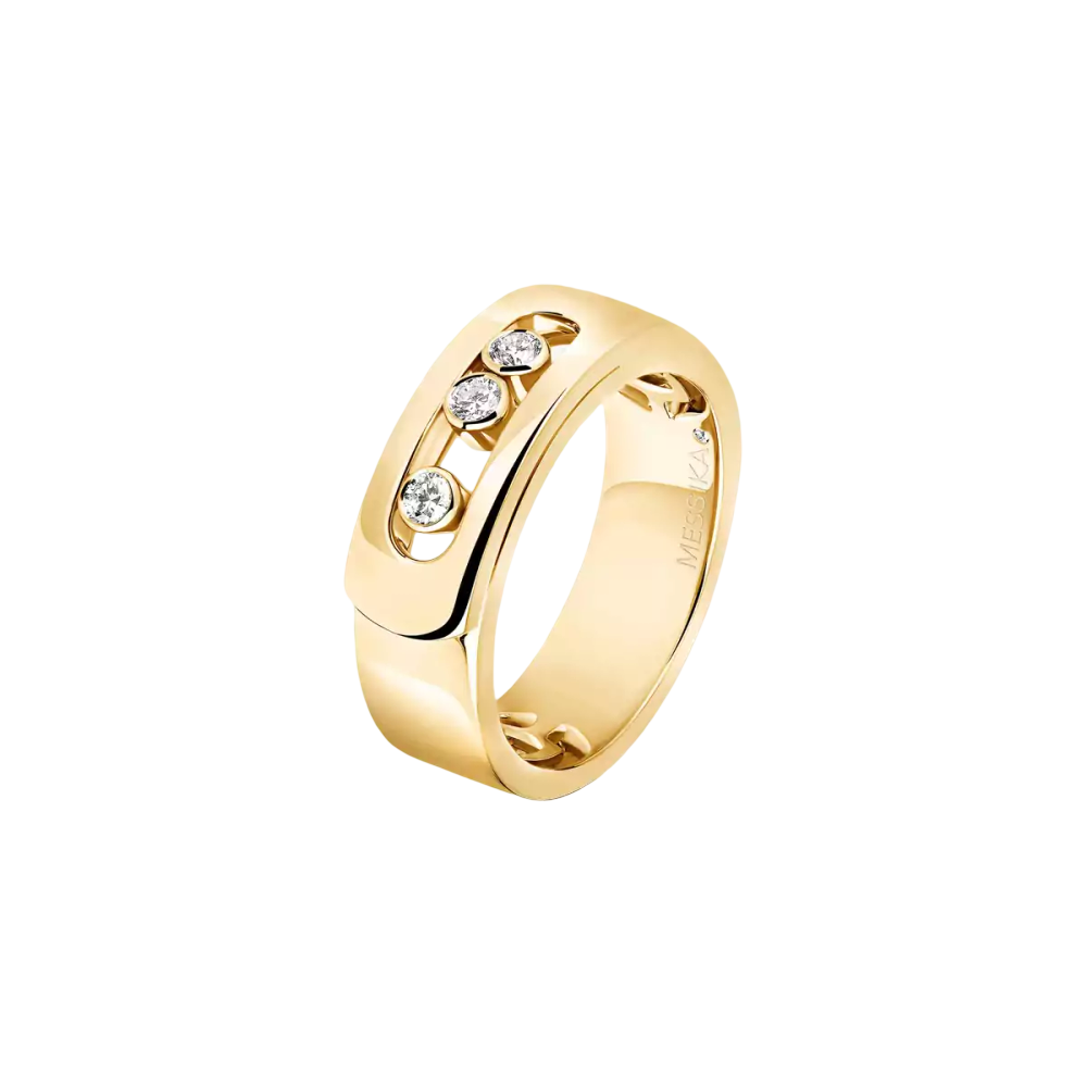 Move Noa Bague Diamant Or Jaune