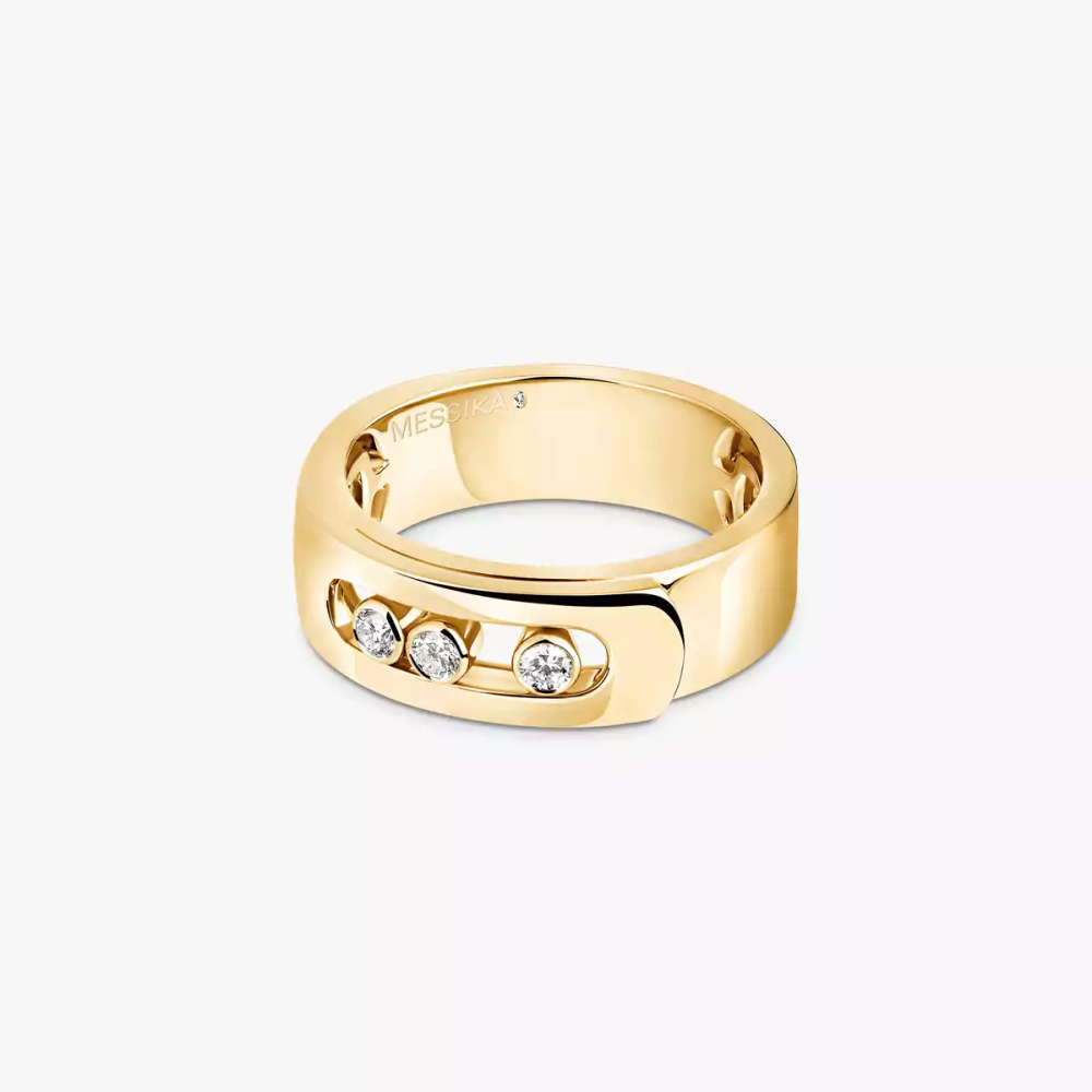 Move Noa Bague Diamant Or Jaune