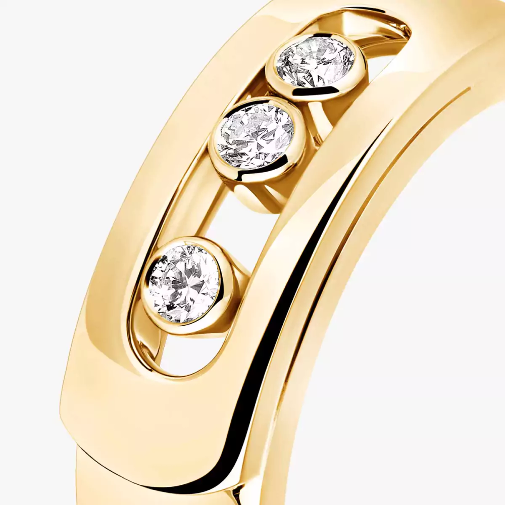 Move Noa Bague Diamant Or Jaune