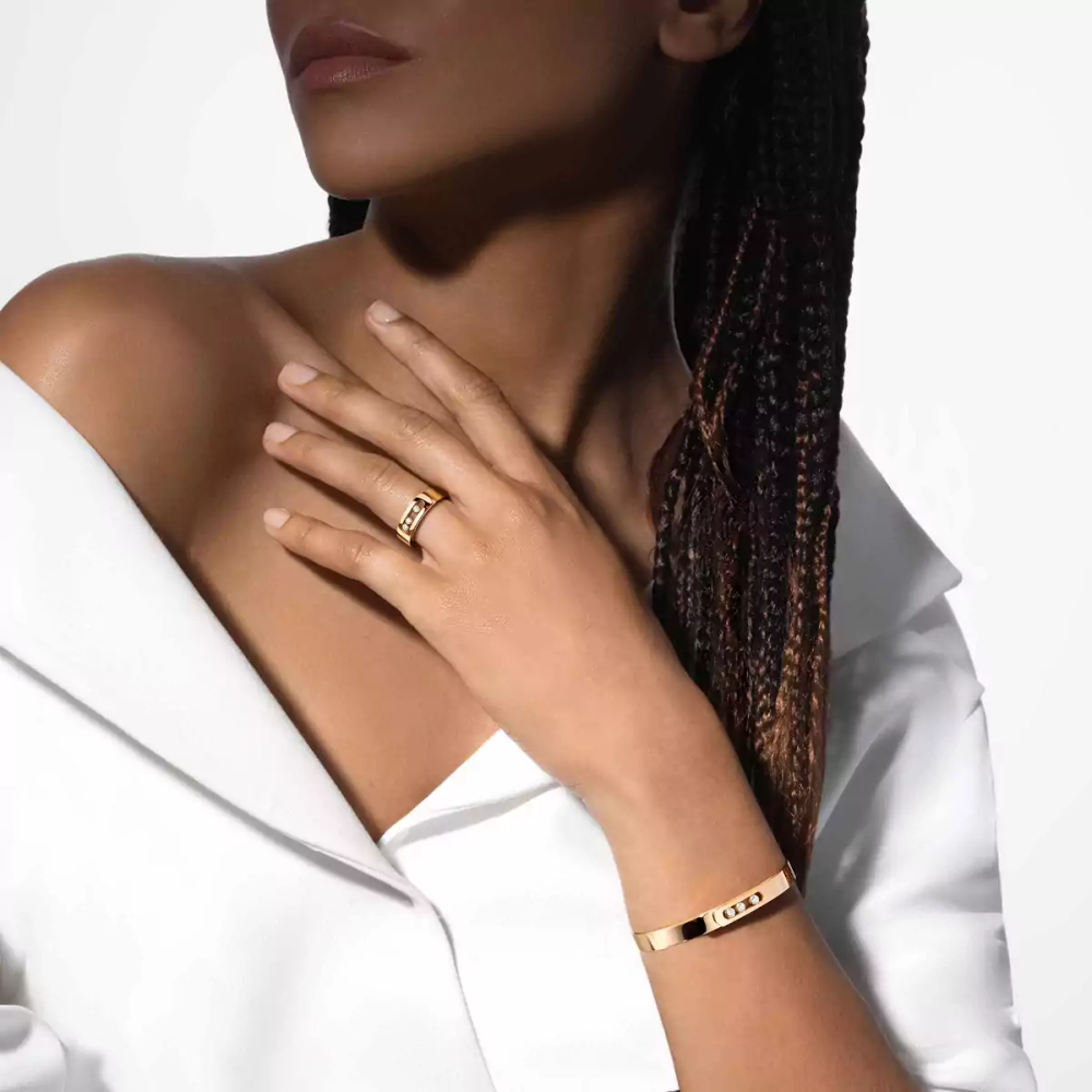 Bague Move Noa Bague Diamant Or Jaune