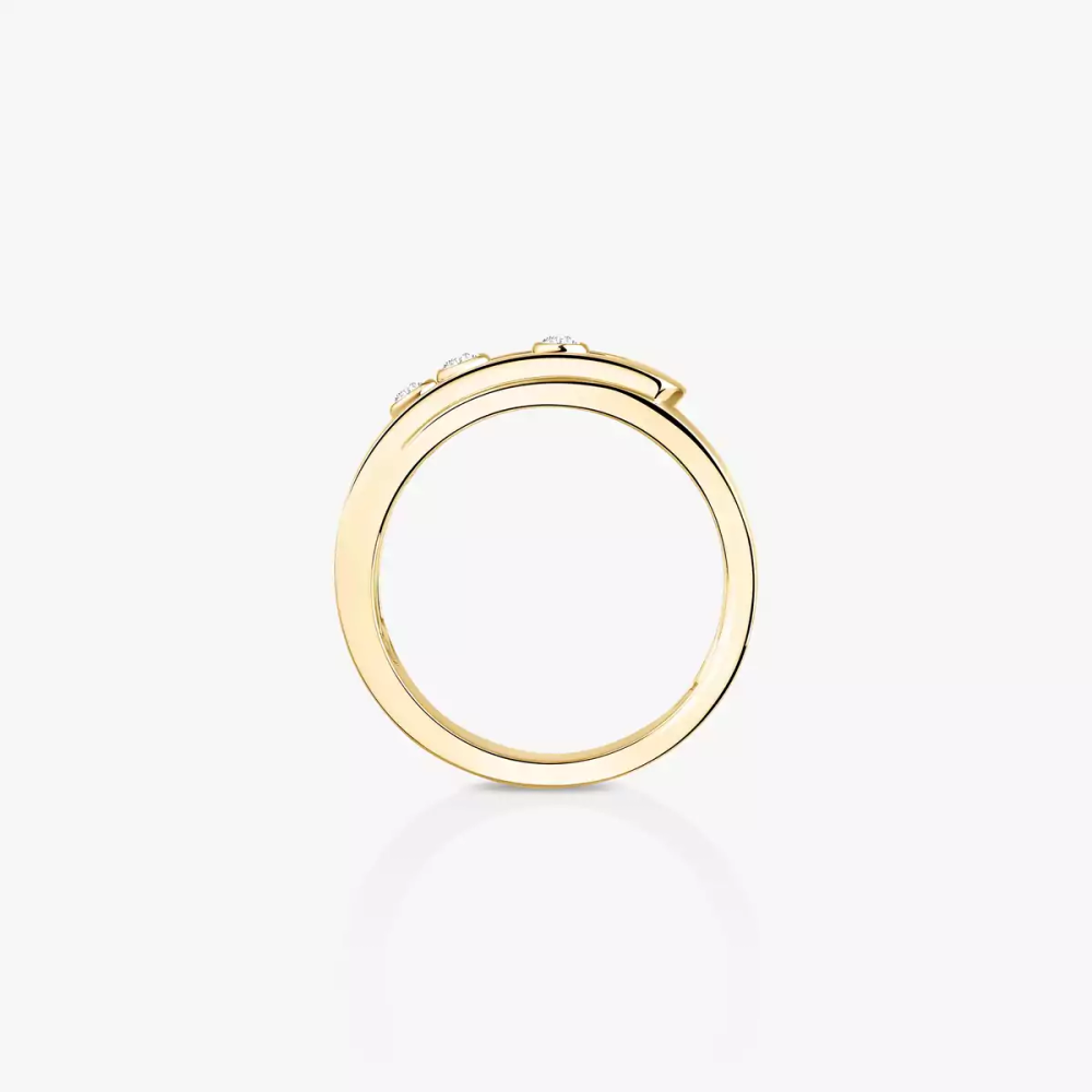 Move Noa Bague Diamant Or Jaune