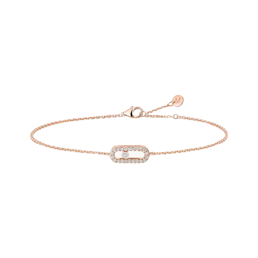Bracelet Messika CARE(S) Pavé Bracelet Diamant Or Rose