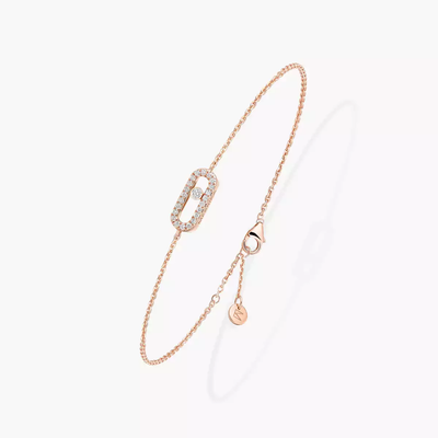 Bracelet Messika CARE(S) Pavé Bracelet Diamant Or Rose