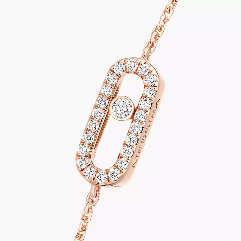 Bracelet Messika CARE(S) Pavé Bracelet Diamant Or Rose