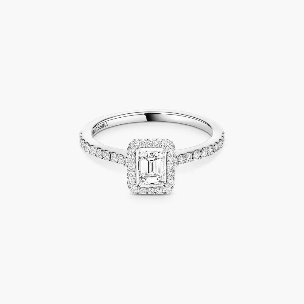 Joy 0,25ct Bague Diamant Or Blanc