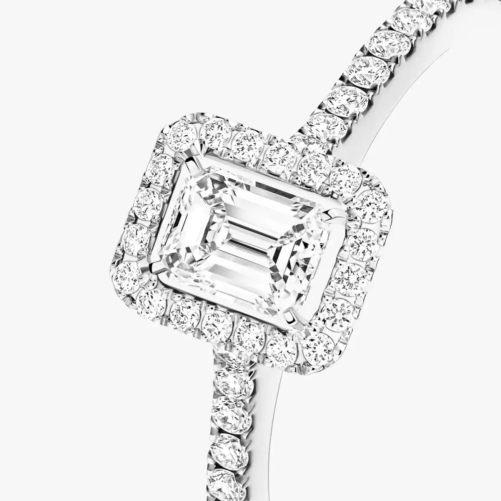Joy 0,25ct Bague Diamant Or Blanc