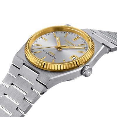 PRX Powermatic 80 35mm Steel and 18K Gold Bezel