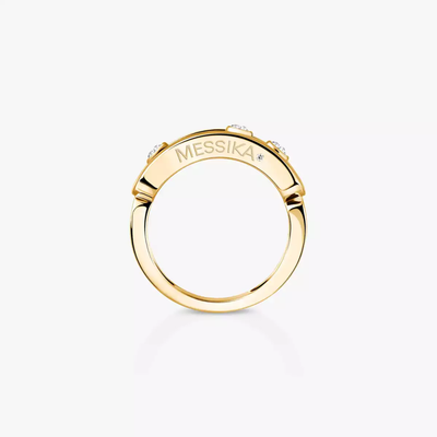Move Classique Bague Diamant Or Jaune