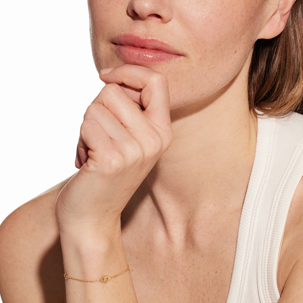 Bracelet Sur Chaîne Menottes Dinh Van Multi-motifs