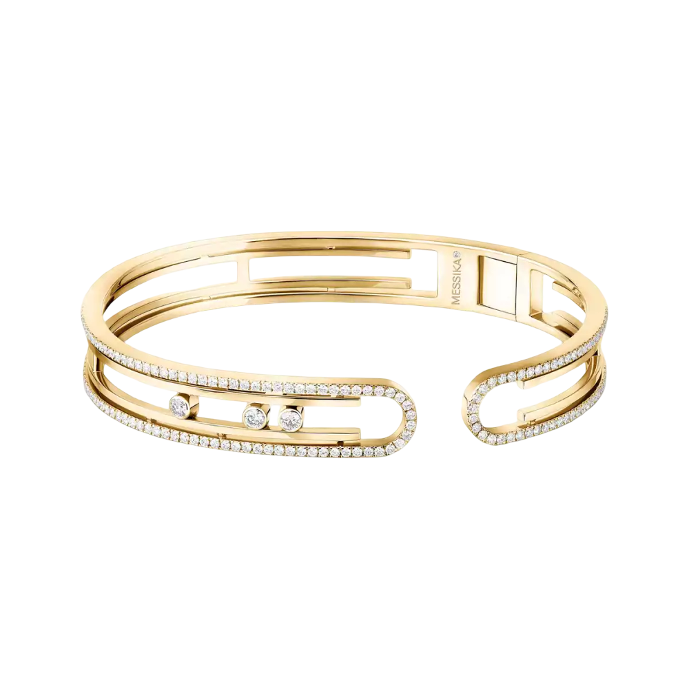 Bangle Move 10th Bracelet Diamant Or Jaune