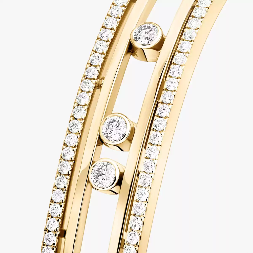 Bangle Move 10th Bracelet Diamant Or Jaune