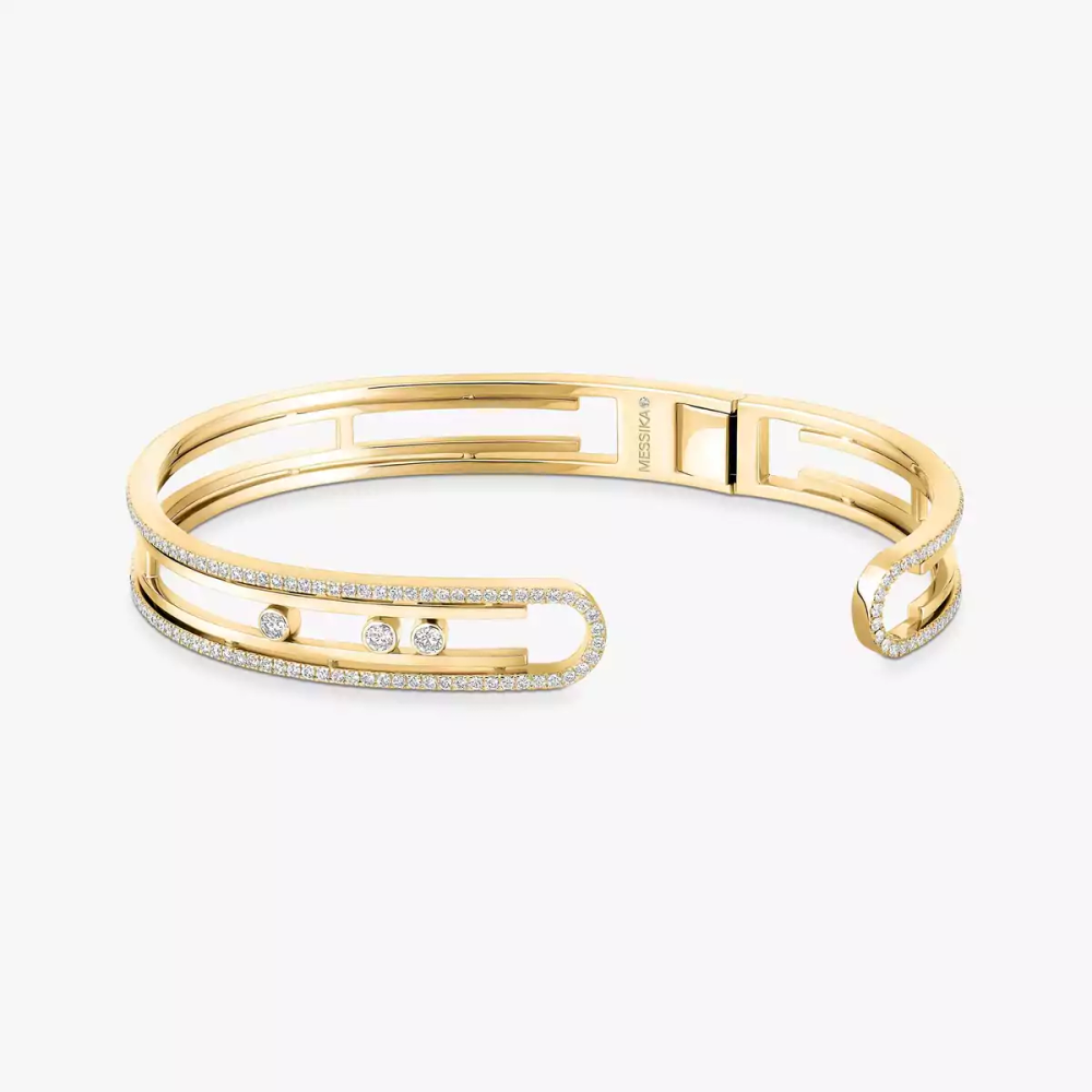 Bangle Move 10th Bracelet Diamant Or Jaune