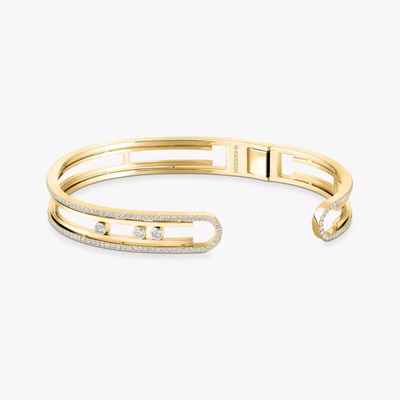 Bangle Move 10th Bracelet Diamant Or Jaune