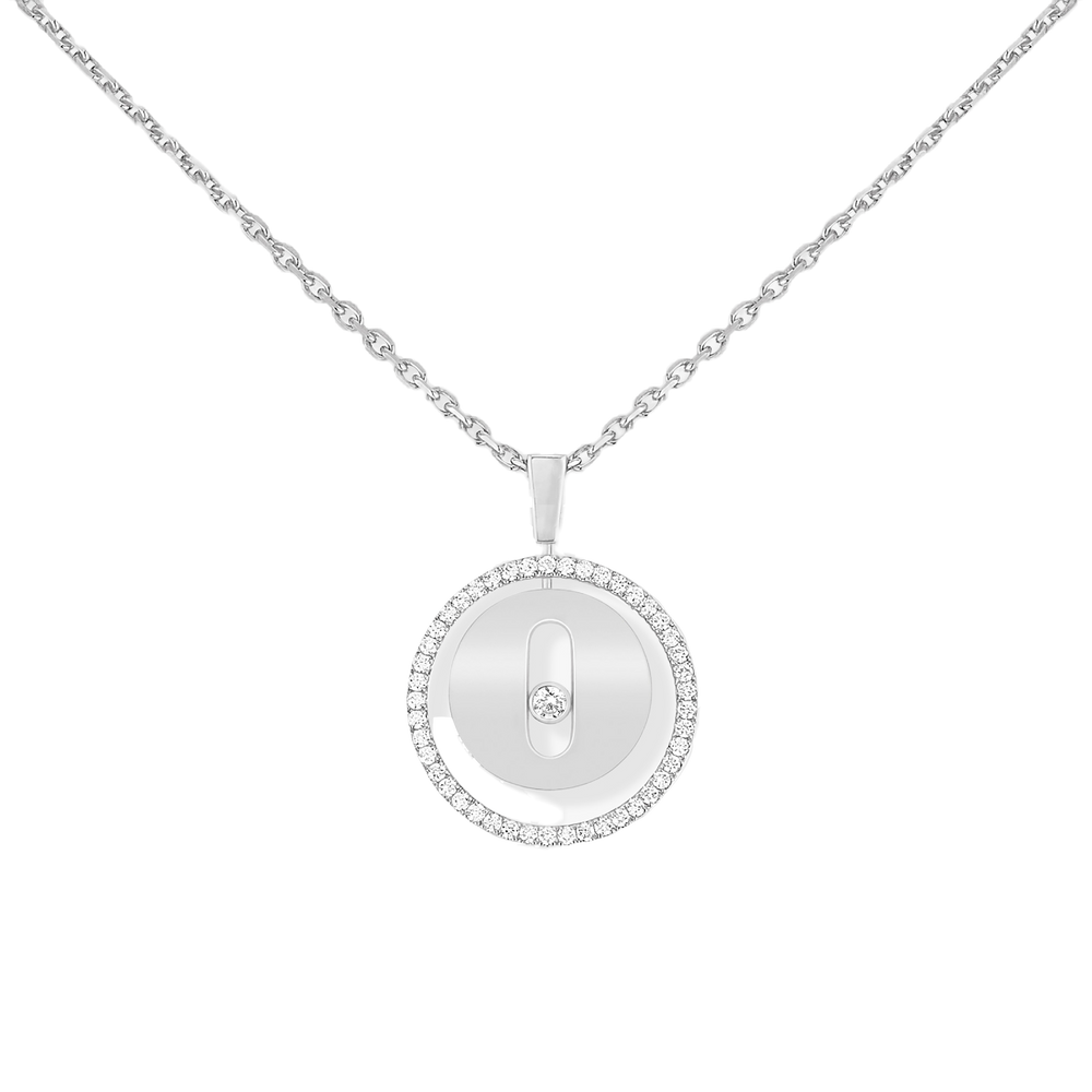 Lucky Move SM White Gold Diamond Necklace