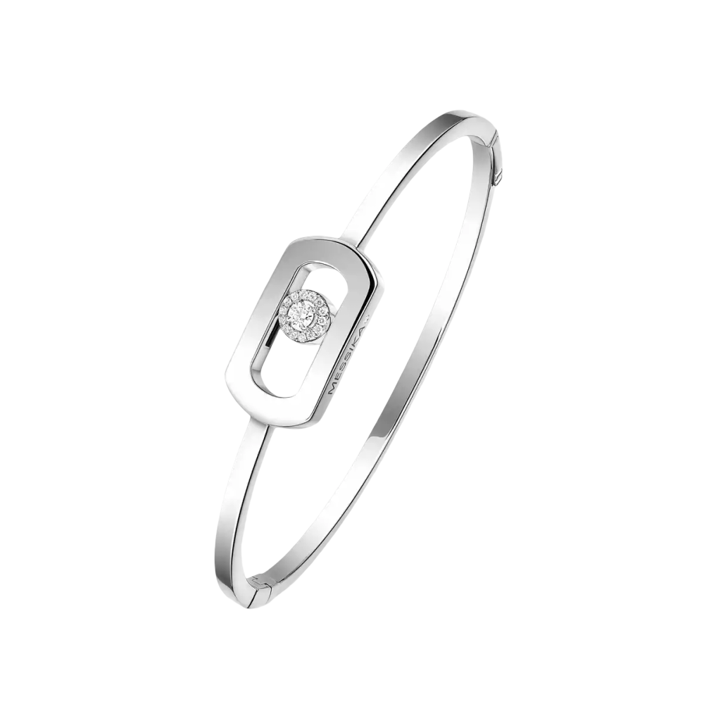 Jonc So Move Bracelet Diamant Or Blanc