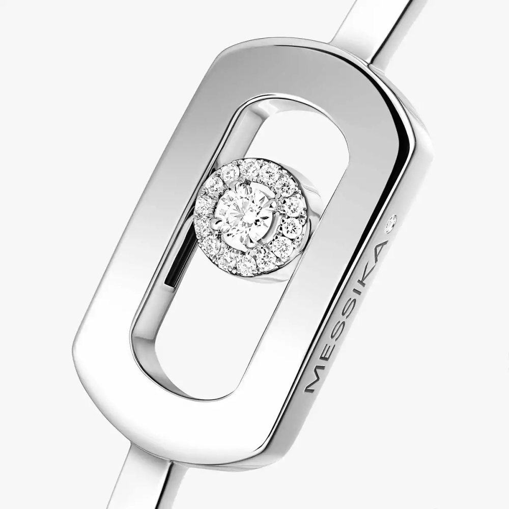 Jonc So Move Bracelet Diamant Or Blanc