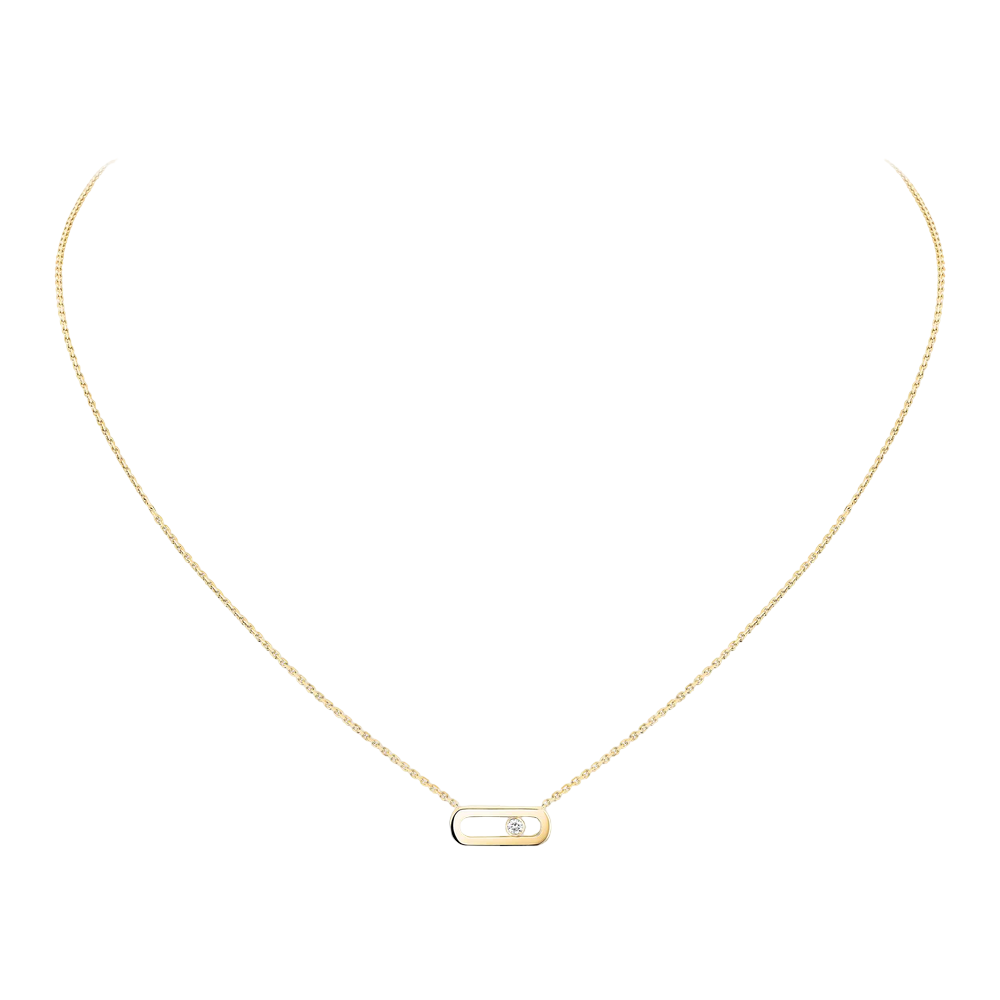 Move Uno Or Collier Diamant Or Jaune