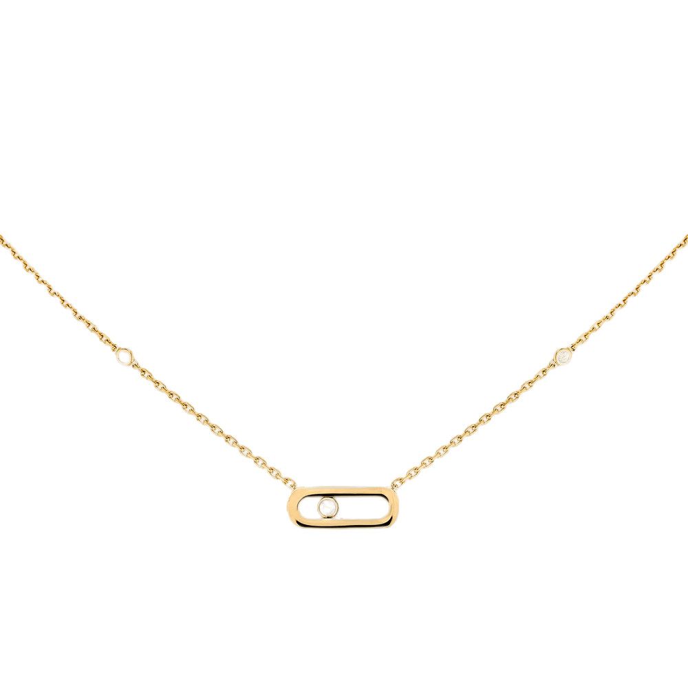 Gold Move Uno Yellow Gold Diamond Necklace