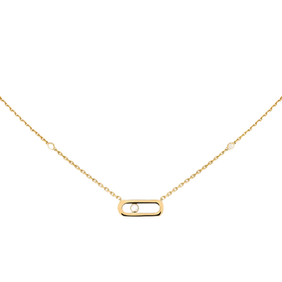 Gold Move Uno Yellow Gold Diamond Necklace