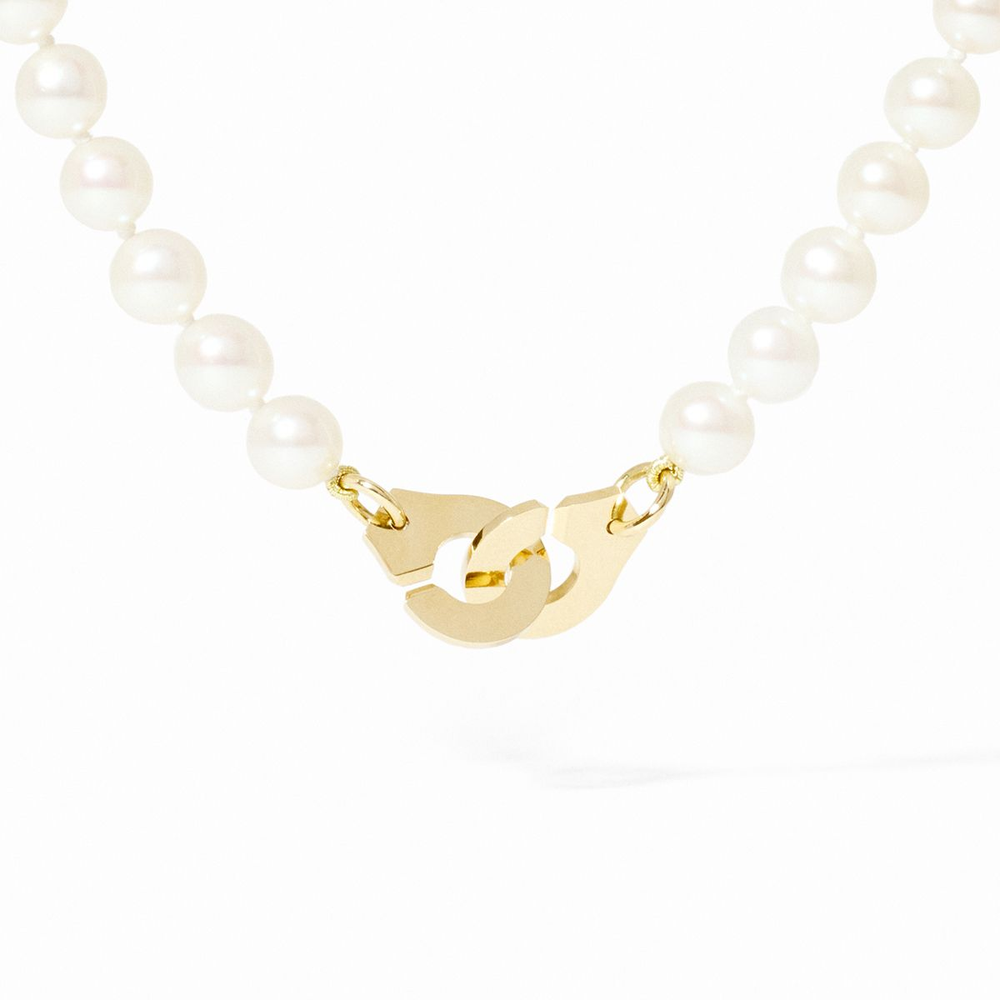 Collier De Perles Menottes Dinh Van Petit Modèle