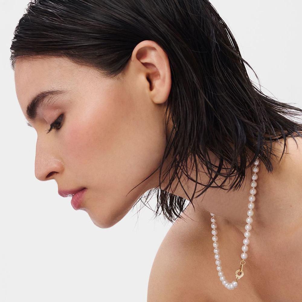 Collier De Perles Menottes Dinh Van Petit Modèle
