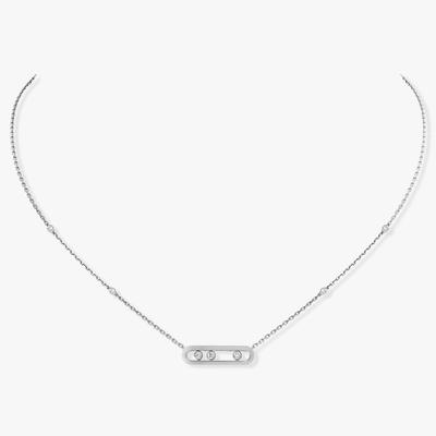 Baby Move Collier Diamant Or Blanc