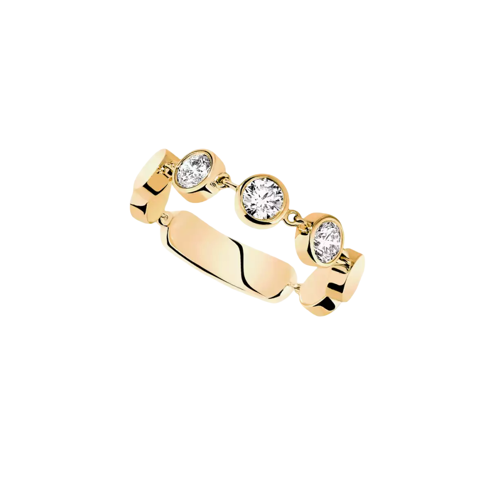 D-Vibes MM Yellow Gold Diamond Ring