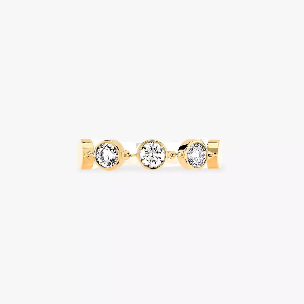 D-Vibes MM Yellow Gold Diamond Ring