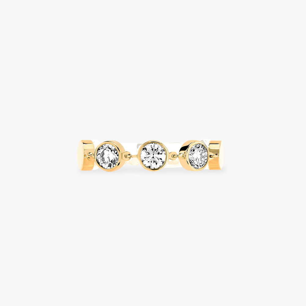 D-Vibes MM Yellow Gold Diamond Ring