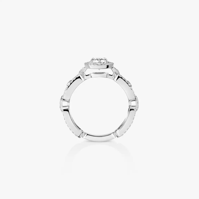 Solitaire Move Link 0,50ct Bague Diamant Or Blanc